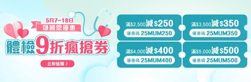 母親節2025-5項舉動顯示媽咪健康出問題-註冊護士推介哪些檢查必須做_頌親恩優惠